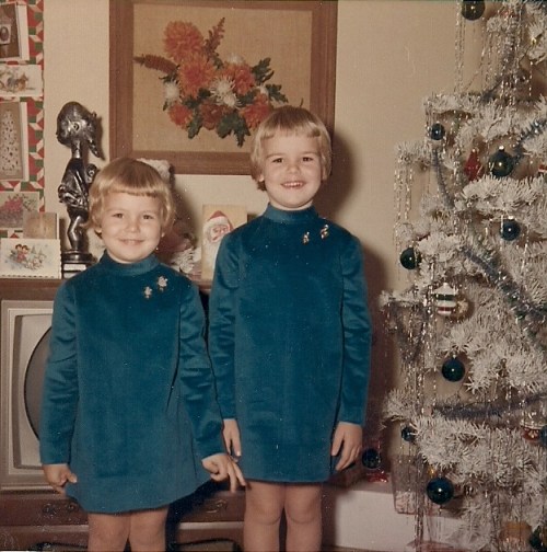 Jeanne & Jan Christmas 1966 #2
