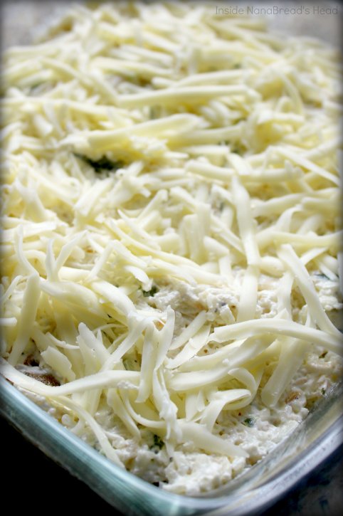 Poblano Rice - Before Baking - Inside NanaBread's Head