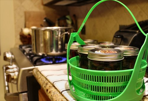 sweet pickles - water bath