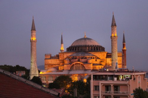 Istanbul - Hagia Sophia from Hotel