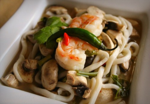 Tom Yum Goong Soup - CloseUp