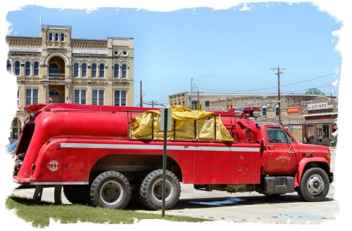 Gonzales - Antique Fire Truck