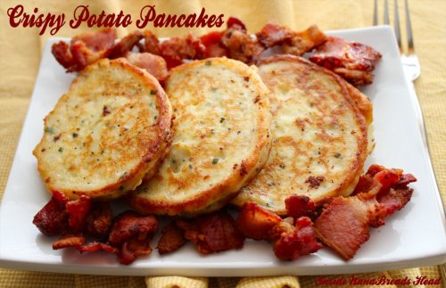 Potato Pancakes - Plated