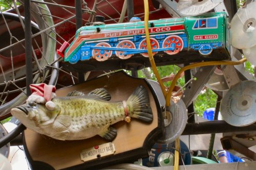 Cathedral of Junk - Billy Bass & Train