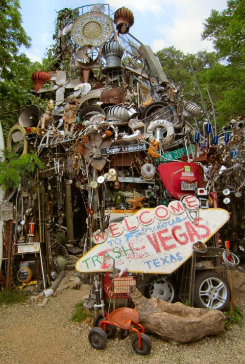 Cathedral of Junk - Front View of Tower
