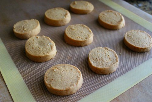 Heat Is On PB Shortbreads - Slice & Bake style