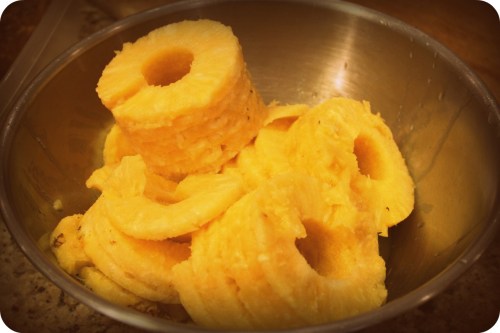 Pineapple Harvest 2013- Perfectly Sliced Rings