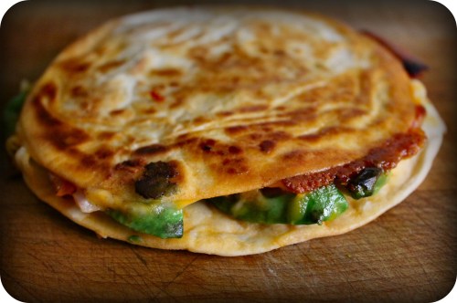 Weber  - Avocado, Red Onion & Sun-Dried Tomato Quesadillas