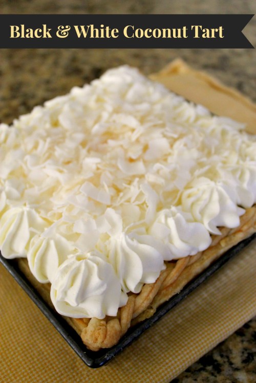 Black & White Coconut Tart - Banners