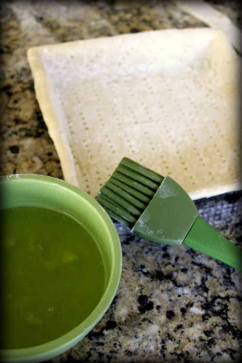 Black & White Coconut Tart - Egg Wash Glue