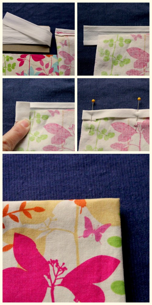 DIY Pillowcase - Bias Tape Collage