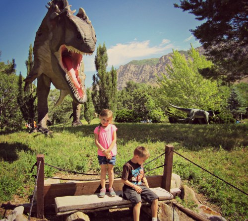 Ogden Dinosaur Park - LOOK OUT!