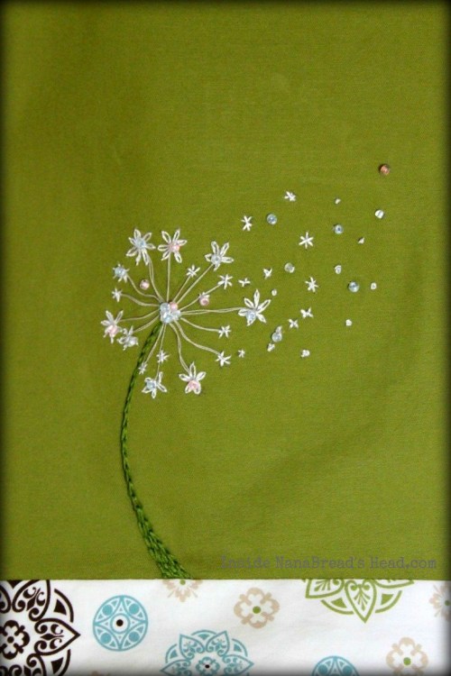 Dandelion Bag close-up
