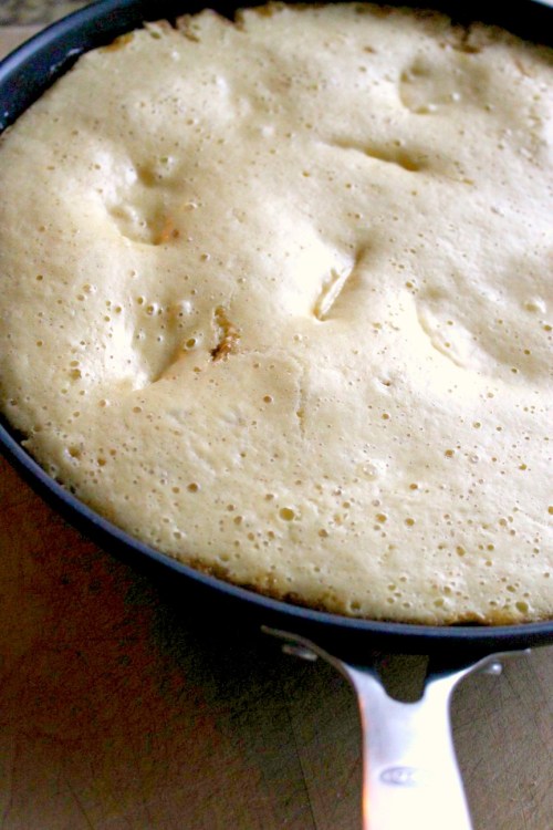 Baked Apple Pancake - Pancake Batter - Post-Bake